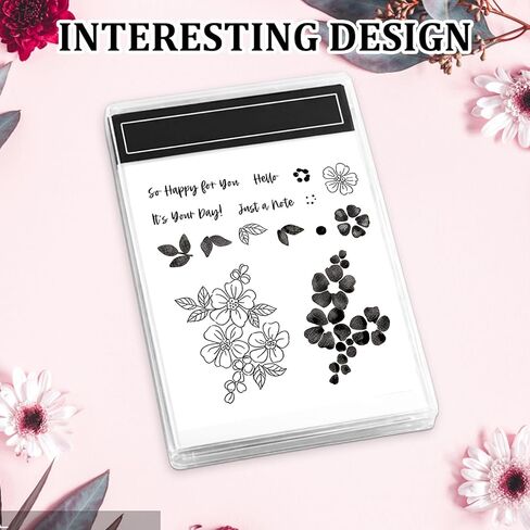 Stampin up 2025-2026 Newests Stamps, Stamps for Card Making, Floral Silicone Stamps Suitable for DIY Scrapbooking and Gift Making Supplies in Saudi Arabia
