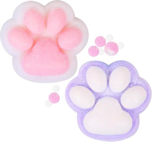 Taba Squishy Cat Paws Squishies Toys Kawaii Mochi Squishy Sensory Toys in Saudi Arabia