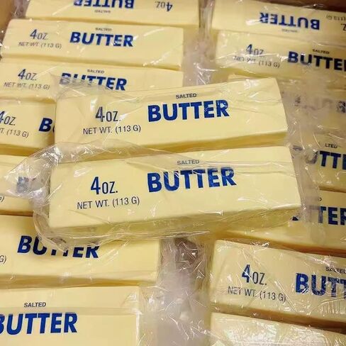 قطعتان من إسفنجة الزبدة، عصا زبدة إسفنجية بطيئة الارتفاع، لعبة ضغط على شكل زبدة واقعية إسفنجية بطيئة الارتفاع لتخفيف التوتر (5.5 بوصة) in Kuwait