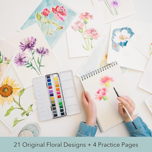 floral watercolor book in Saudi Arabia