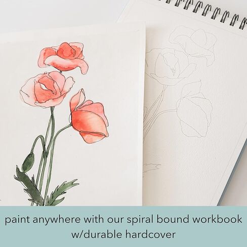 floral watercolor book in Saudi Arabia
