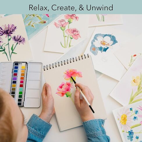 floral watercolor book in Saudi Arabia