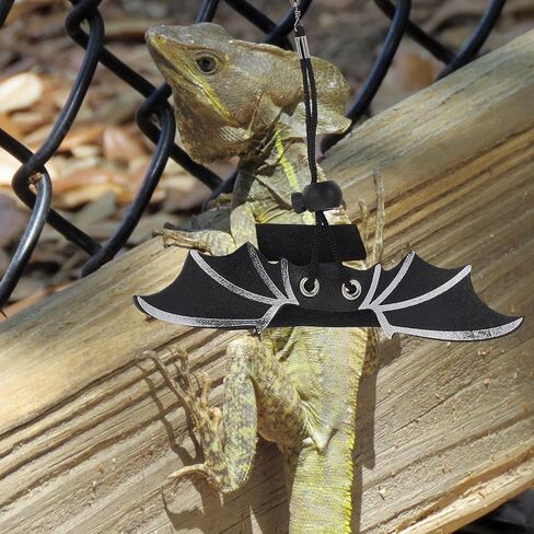 Bearded Dragon Harness and Leash Set with Adjustable Pink Bow Tie Hat, Portable Reptile Outdoor Walking Leash for Lizard Pets, Large Size Birthday Costume Accessories in Saudi Arabia