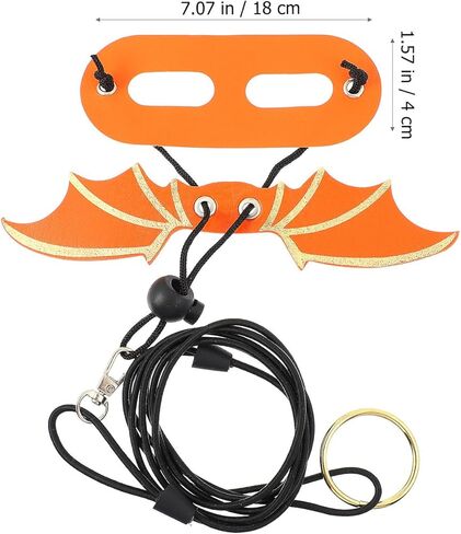 NUOBESTY 5pcs Adjustable Lizard Harness Leash Set, Reptile Wing Harness with Colorful Design, Lightweight Small Pet Traction Rope for Gecko and Other Small Reptiles Outdoors in Saudi Arabia