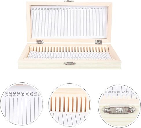 Homoyoyo Microscope Slide Wooden Storage Box 50-Slot Numbered Slide Case Biology Specimen Holder for Classroom Science and Laboratory Use in Saudi Arabia