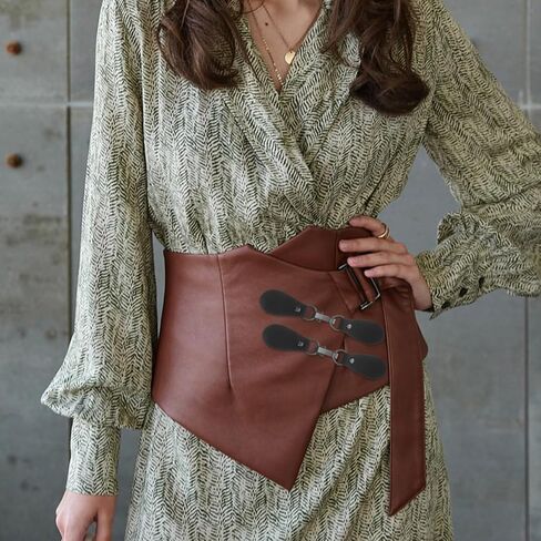 أبازيم خطافية جلدية من Angoily 4 قطع من مشابك الملابس للسترات والمعاطف والسترات والسترات الواقية من الرياح DIY ملحقات التوصيل 6.18 × 1.22 × 0.27 بوصة in Kuwait