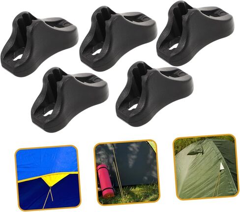 10pcs Outdoor Tent Rope Fixers Lightweight Anti-Slip Cord Buckle Tensioner for Camping and Picnic Portable Windproof Rope Fastener for Tent Lines in Saudi Arabia