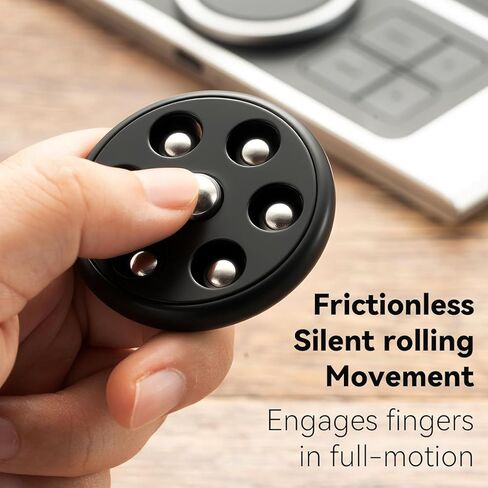 Handheld Fidget Toys for Adults, Metal Ball Push-Popper Scroll and Spin Fidget Toy, Endless Fun to Play with, Relief Stress Anxiety Improve Focus, EDC Office Home Desk Toy in Saudi Arabia