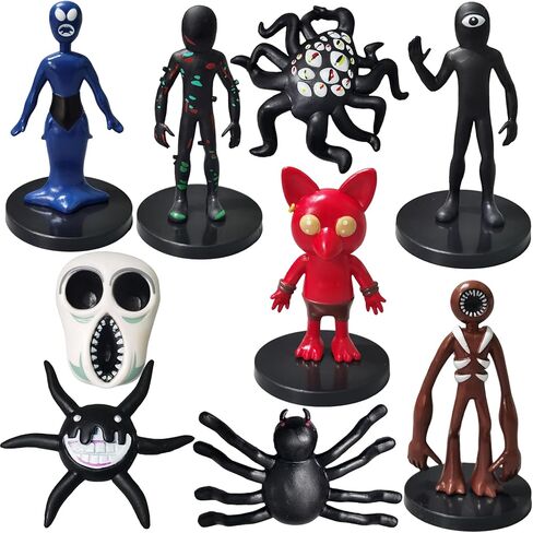 9 PCS Action Figure Toys Model Dolls Children's Gifts Halloween Thanksgiving Christmas Birthday Party Toys in Saudi Arabia