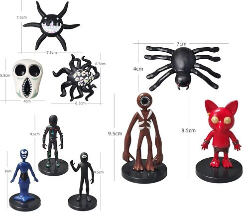 9 PCS Action Figure Toys Model Dolls Children's Gifts Halloween Thanksgiving Christmas Birthday Party Toys in Saudi Arabia