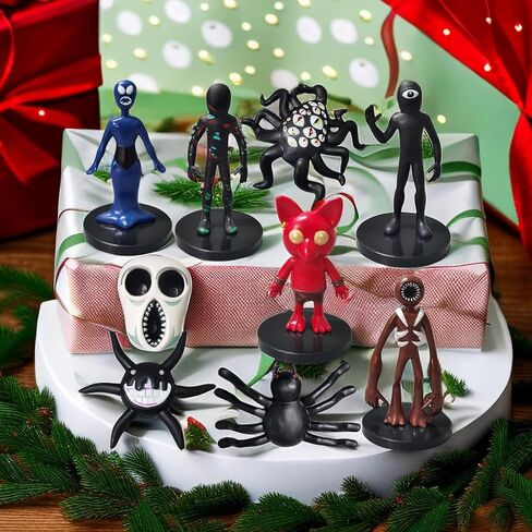 9 PCS Action Figure Toys Model Dolls Children's Gifts Halloween Thanksgiving Christmas Birthday Party Toys in Saudi Arabia