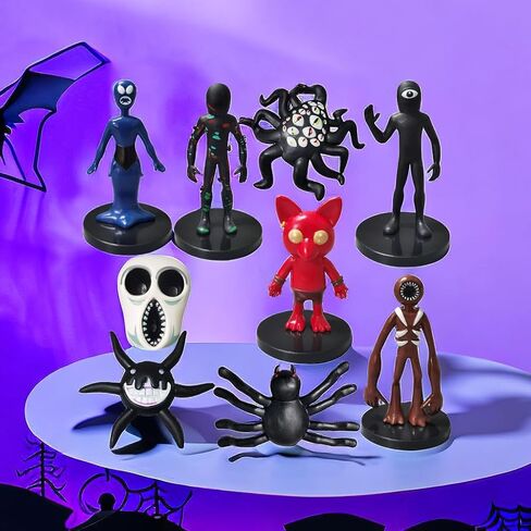 9 PCS Action Figure Toys Model Dolls Children's Gifts Halloween Thanksgiving Christmas Birthday Party Toys in Saudi Arabia