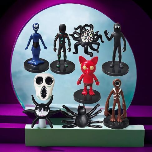 9 PCS Action Figure Toys Model Dolls Children's Gifts Halloween Thanksgiving Christmas Birthday Party Toys in Saudi Arabia