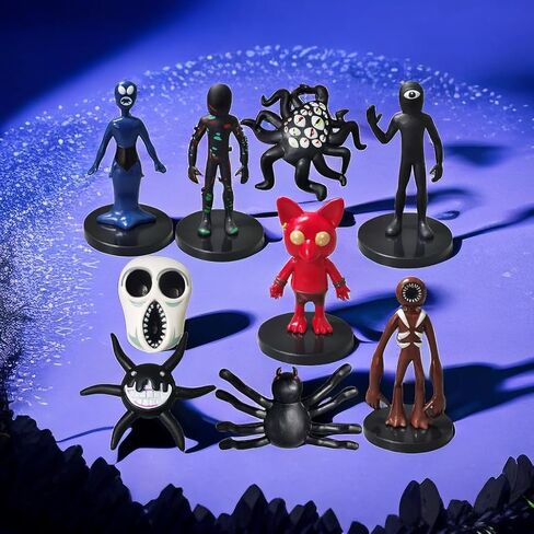 9 PCS Action Figure Toys Model Dolls Children's Gifts Halloween Thanksgiving Christmas Birthday Party Toys in Saudi Arabia