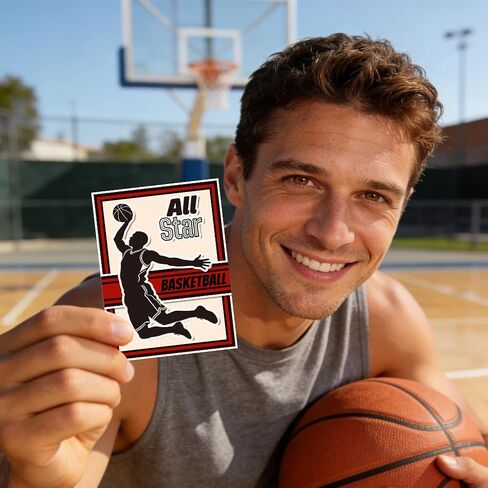 Silhouettes of Sports Pattern Clear Stamps Silicone Stamp Seal for DIY Scrapbooking and Card Making Paper Craft Decor 6.3 × 4.3 Inch in Saudi Arabia