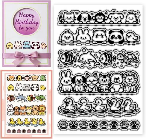 Silhouettes of Sports Pattern Clear Stamps Silicone Stamp Seal for DIY Scrapbooking and Card Making Paper Craft Decor 6.3 × 4.3 Inch in Saudi Arabia