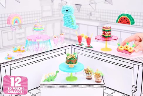 MGA's Miniverse Make It Mini Birthday, Mini Collectibles, Blind Pack, DIY, Crafts, Resin, Novelty, Party Favors, Piñata, 8+ (2-Pack) in Kuwait