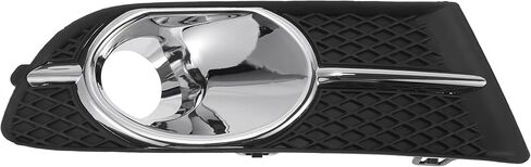 1 Pc Fog Light Grill for Buick Verano 2012-2017 Front Left Front Lower Bumper Fog Light Cover Inserts No.25887502 Black,Silver Tone ABS in Saudi Arabia