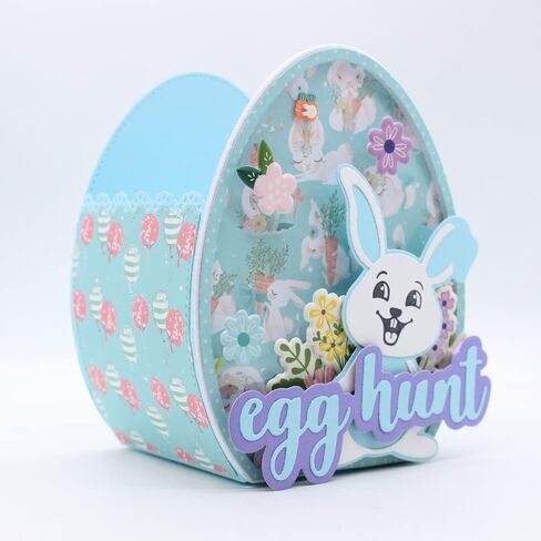 KSCRAFT Easter Egg Shaker Box Metal Cutting Dies Stencils for DIY Scrapbooking Decorative Embossing DIY Paper Card in Saudi Arabia