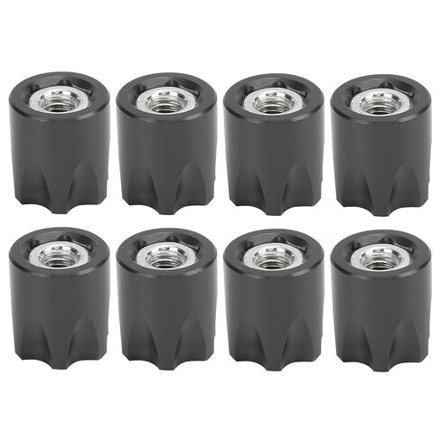 8pcs RC M4 Nut Aluminum Alloy Center Cap AdapterLightweight Durable Upgrade Parts for Axial SCX10, D90, HSP, Redcat, Tamiya, HPI 1/10 Scale RC Cars, by ZAWELIYO (Black) in Saudi Arabia