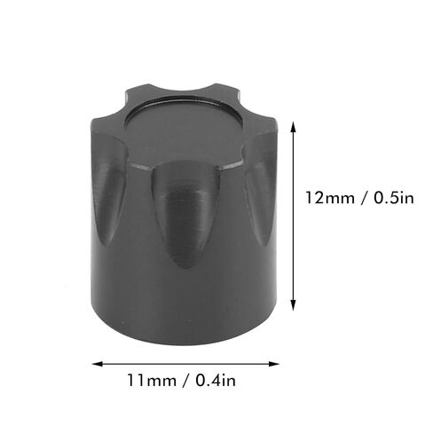 8pcs RC M4 Nut Aluminum Alloy Center Cap AdapterLightweight Durable Upgrade Parts for Axial SCX10, D90, HSP, Redcat, Tamiya, HPI 1/10 Scale RC Cars, by ZAWELIYO (Black) in Saudi Arabia