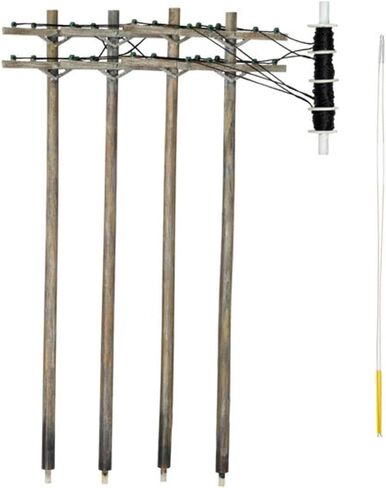 Woodland Scenics US2266 HO Wired Poles Double Crossbar in Saudi Arabia