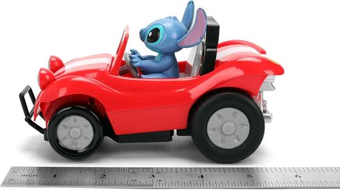 Jada Toys 1:32 RC Disney Stitch Buggy - سيارة بسيطة تعمل بالتحكم عن بعد مع شكل غرز مدمج وجسم 5.5 بوصة - سيارة RC صديقة للأطفال in Saudi Arabia
