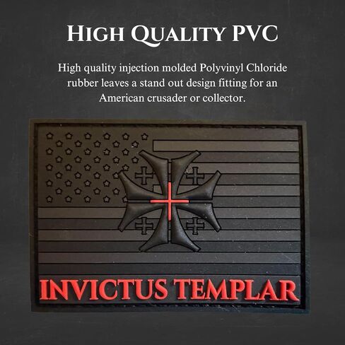 التصحيح التكتيكي الصليبي الحديث PVC - رقعة المعنويات المدعومة بخطاف لحاملات الأطباق وحقائب الظهر والعتاد التكتيكي in Kuwait