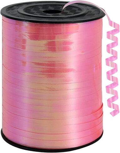 BEISHIDA 500 Yards Light Pink Ribbons Curling Ribbon 5mm for Gift Wrapping, Thin Curly Ribbon for Craft Balloon String Birthday Party Decoration Embellish Wedding in Saudi Arabia