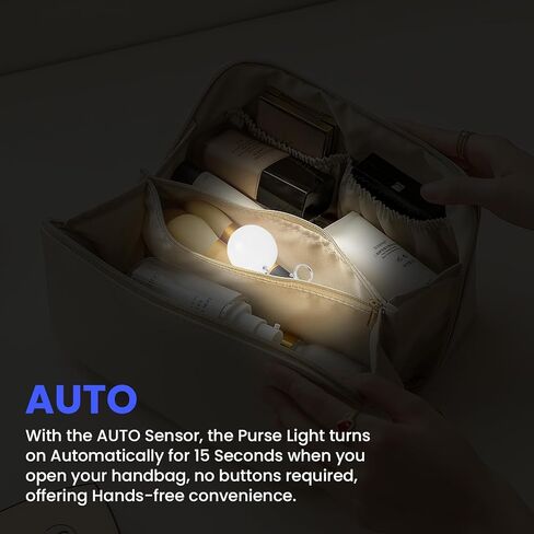 Purse Light, Handbag Light with Automatic Sensor for Purse Accessories Must Haves, Best Gifts for Women, Girls, Friends in Saudi Arabia