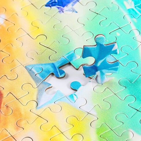 امرأة ملونة 1000 قطعة أحجية الصور المقطوعة للبالغين دعابة الدماغ، ألعاب ألعاب تعليمية تنموية، أنشطة أدوات البناء لتشجيع اللعب الإبداعي 20 × 28 بوصة in Kuwait