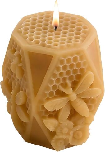 مسدس خلية النحل شمعة قالب من السيليكون هندسية مجردة العسل النحل عمود شمعة قوالب للشموع صنع الراتنج صب الروائح الشموع اليدوية الشمع ديكور المنزل in Saudi Arabia