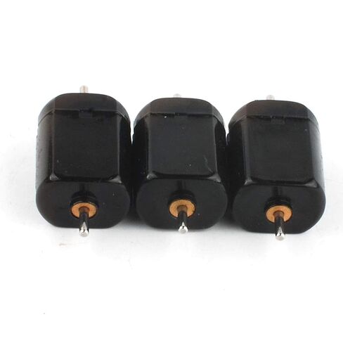 NW 3pcs 12V DC Biaxial Axis Carbon Brush 130 Motor Strong Magnetic 12V 17000RPM 6V 0.1A Toy Motor in Saudi Arabia