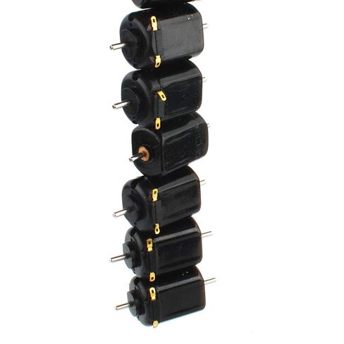 NW 3pcs 12V DC Biaxial Axis Carbon Brush 130 Motor Strong Magnetic 12V 17000RPM 6V 0.1A Toy Motor in Saudi Arabia