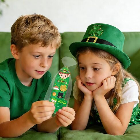Fancy Land 36 Sets St Patricks Day Crafts for Kids Foam DIY Bookmarks Ornaments Craft Kits Classroom Activities Saint Patricks Day Decorations in Saudi Arabia