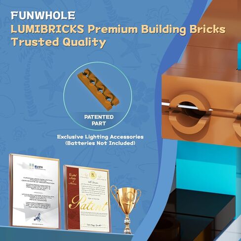 Surf Shop Lighting Building Bricks Set - Coast Club Modular Collection Display Kit with LED and Minifigures 1752 Pcs for Adults & Teens & Marine Enthusiasts in Kuwait