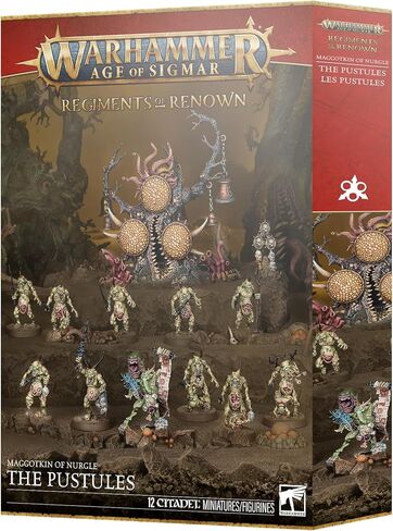 ورشة الألعاب - Warhammer Age of Sigmar - Maggotkin of Nurgle - فوج الشهرة البثرات in Saudi Arabia