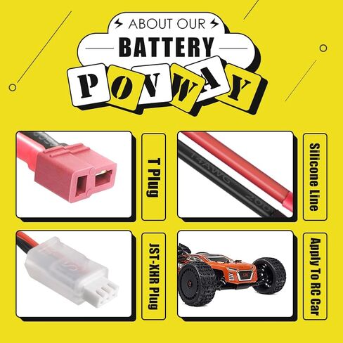 5500mAh 2S Lipo Battery 7.4V Lipo Battery 50C RC lipo Hard Case with T Plug for RC Car RC Trucks RC Vehicles Boats Lorry Truggy Buggy (2S 5500mAh T - 1Pack) in Saudi Arabia