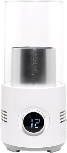 2 في 1 كوب تبريد وتدفئة لسطح المكتب، كوب تبريد سريع مع وضع مزدوج، طبق مشروبات تبريد سريع التسخين للقهوة والحليب والبيرة واستخدام المكتب in Kuwait