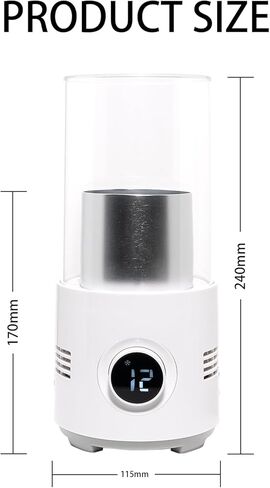 2 في 1 كوب تبريد وتدفئة لسطح المكتب، كوب تبريد سريع مع وضع مزدوج، طبق مشروبات تبريد سريع التسخين للقهوة والحليب والبيرة واستخدام المكتب in Kuwait