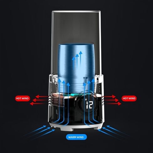 2 في 1 كوب تبريد وتدفئة لسطح المكتب، كوب تبريد سريع مع وضع مزدوج، طبق مشروبات تبريد سريع التسخين للقهوة والحليب والبيرة واستخدام المكتب in Kuwait