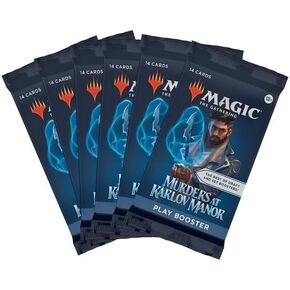 6 حزم سحرية: مجموعة معززة للعب التجمع من MTG جريمة قتل في كارلوف مانور in Kuwait