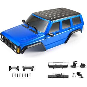 هيكل شيروكي بقاعدة عجلات 155 ملم ABS لهيكل TRX4M Bronco Defender 1/18 RC ترقية الزاحف (رمادي) in Kuwait