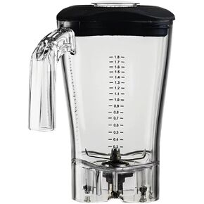 كوب خلاط، مع غطاء شفرة في الجزء السفلي، متوافق مع هاميلتون بيتش HBH550/650/850 استبدال خزان حاوية عصارة الثلج (650) in Kuwait