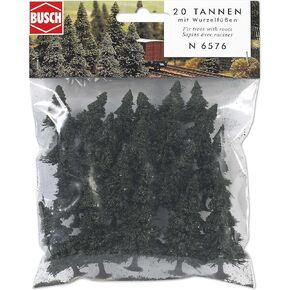 Busch 6576 Pine Tree w/Roots Set 20/N Scale Scenery Kit in Kuwait