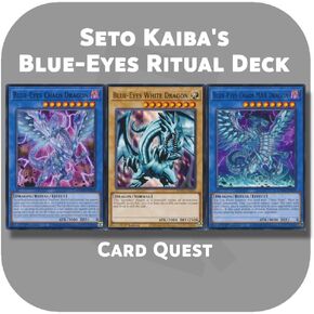 Complete Custom Deck for Yu-Gi-Oh! The Dark Side of Dimensions - Seto Kaiba's Blue-Eyes Chaos MAX Dragon Ritual Deck in Saudi Arabia