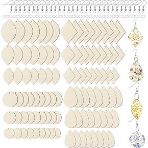 180PCS Sublimation Earring Blanks with Earring Hooks and Jump Rings, 9 Sizes Sublimation Blanks Products, Unfinished MDF Round Teardrop Sublimations Blank for Christmas Valentine Halloween Women DIY in Saudi Arabia