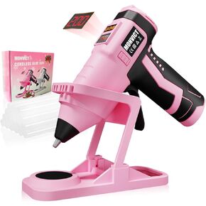 Hot Glue Gun, Full Size Glue Gun, MONVICT Dual Temp Glue Guns 60/100W Base Stand Heavy Duty Melt Glue Gun Kit with 15 Pcs Glue Sticks & 3 Finger Protectors for Quick Repairs, DIY, Art & Crafts in Kuwait
