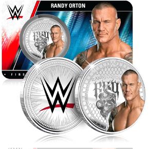 عملة FANTASY CLUB Randy Orton WWE 32 مم الرسمية القابلة للتجميع - تكريمًا للقاتل الأسطوري والبطل المتعدد الأوقات - إصدار محدود للمعجبين وهواة الجمع in Saudi Arabia