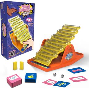 Tilt and Shout Game, Fun Family Desk Board, Fast-Paced Family Party Games, Interactive Marble-Run Games, Speedy Fast-Paced for Game Night in Saudi Arabia